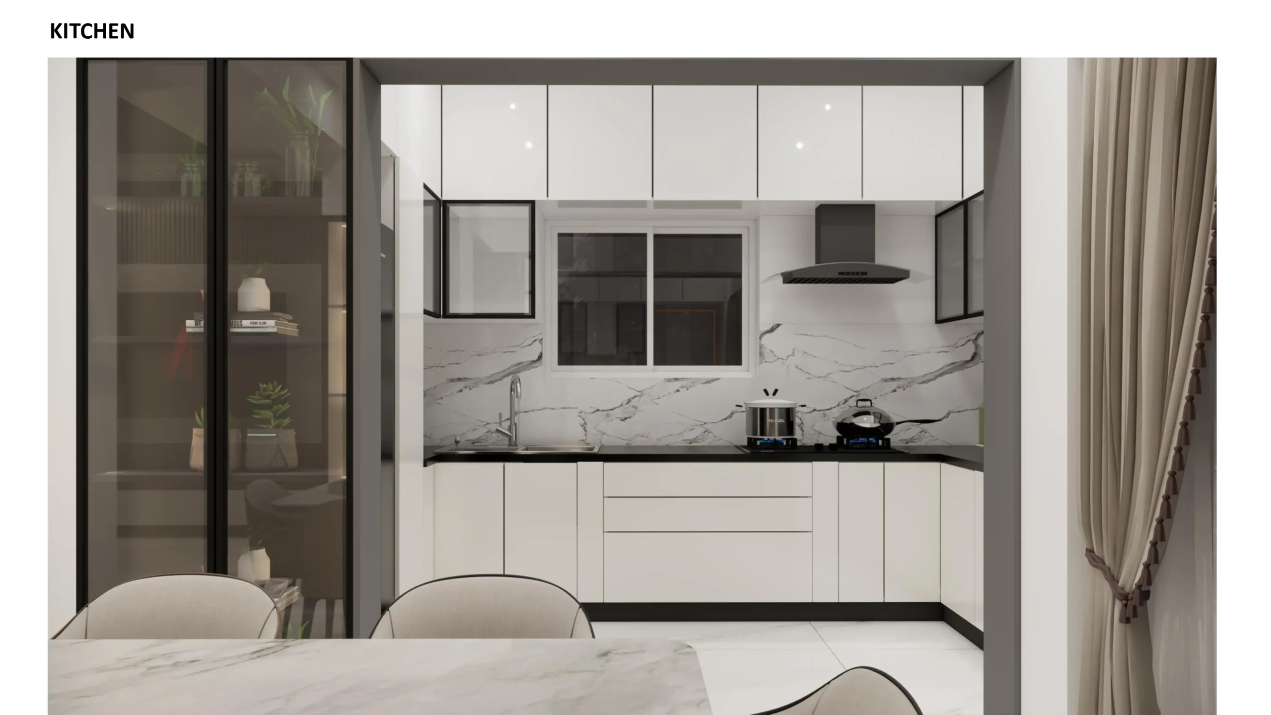 modern 1bhk interior hyderabad