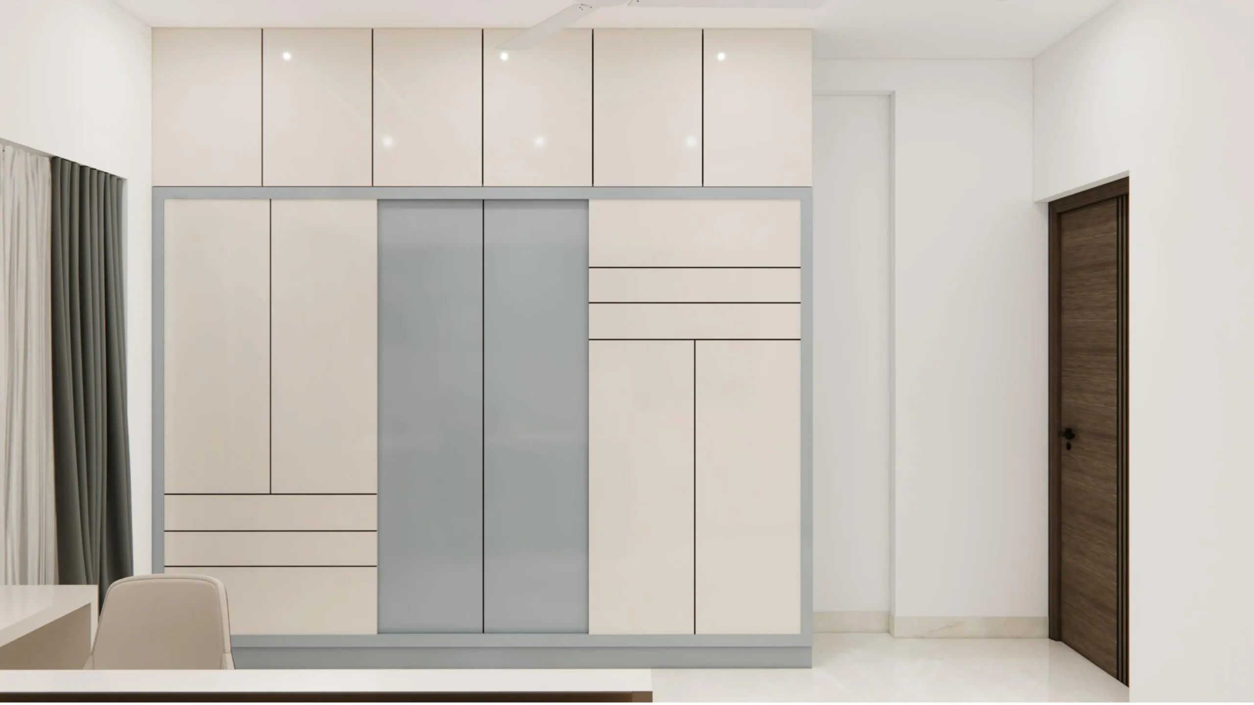 2bhk living room interior hyderabad