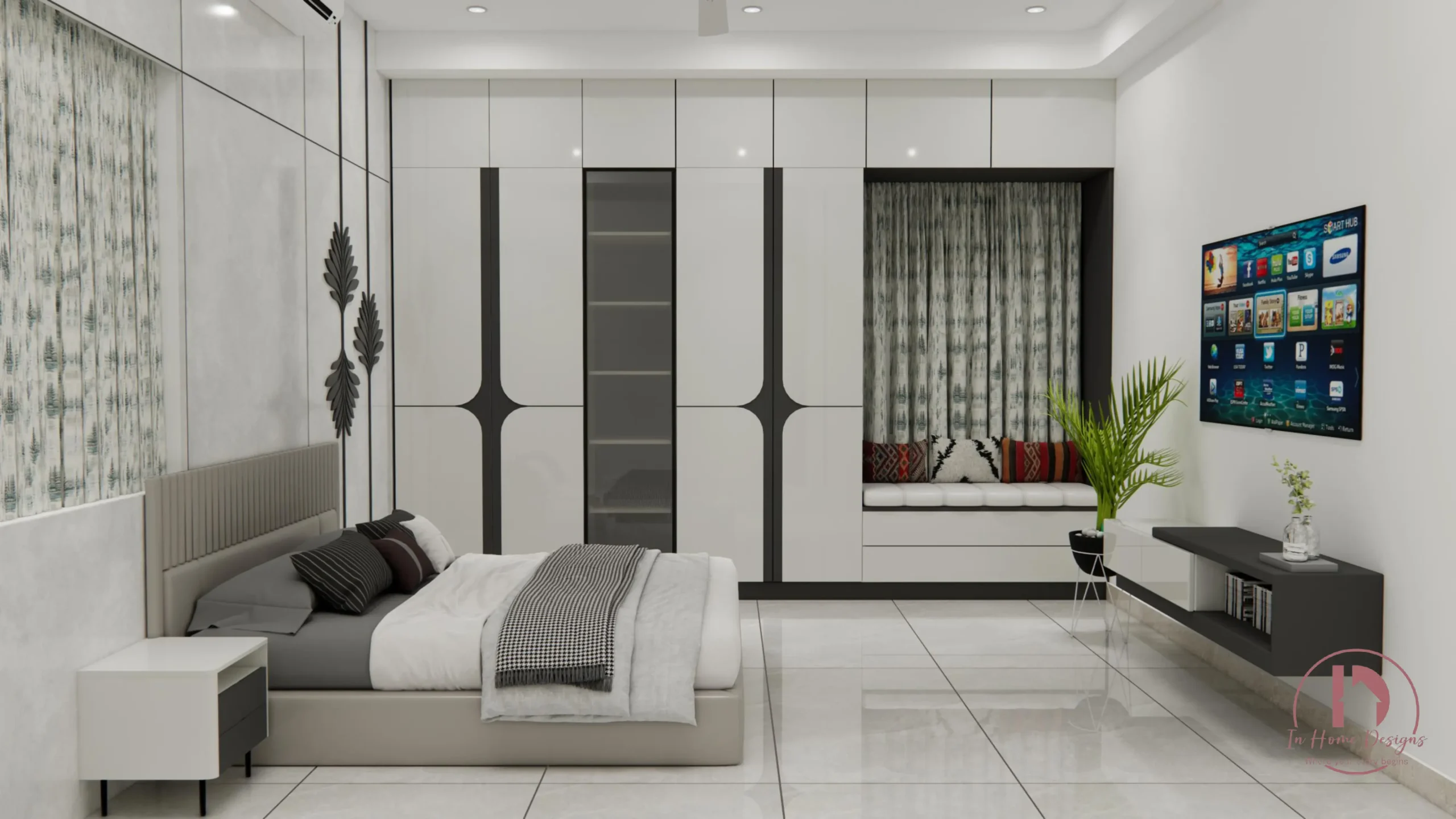 3bhk tv unit design hyderabad