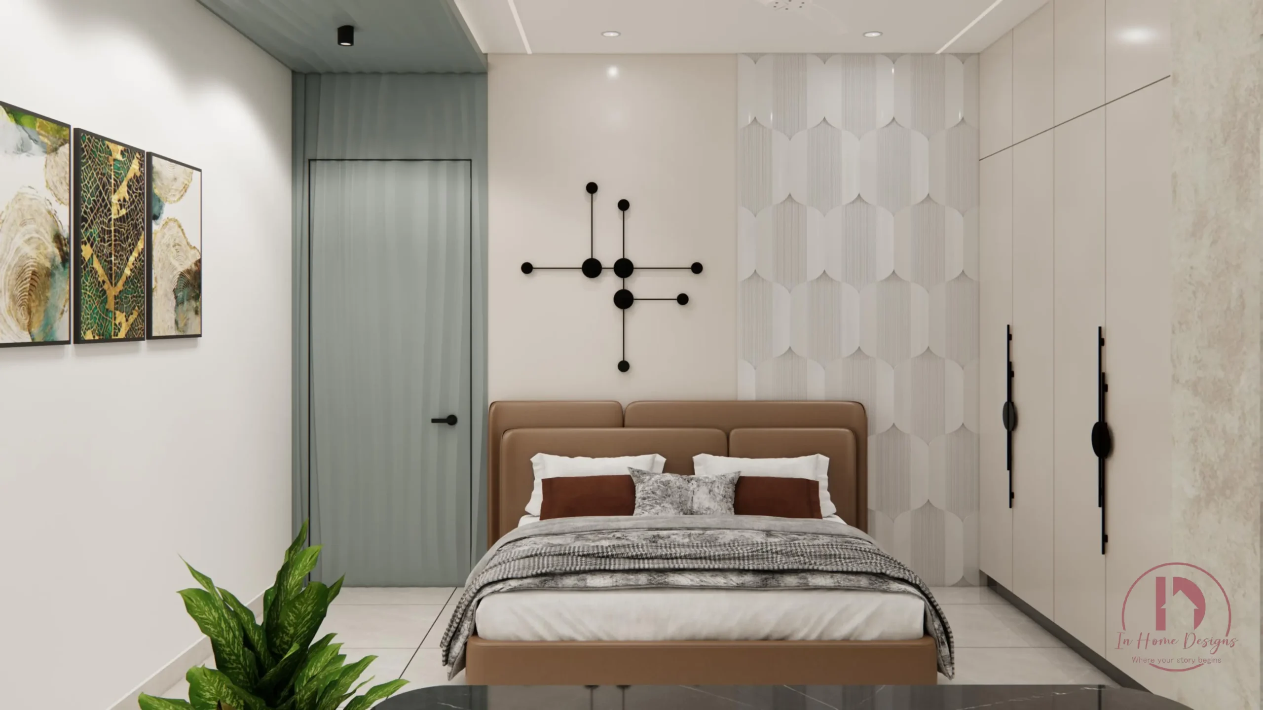 3bhk wardrobe design hyderabad