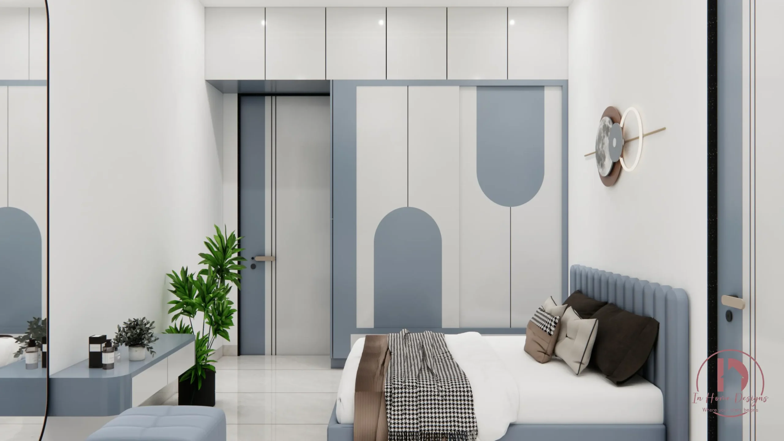 3bhk living room design hyderabad