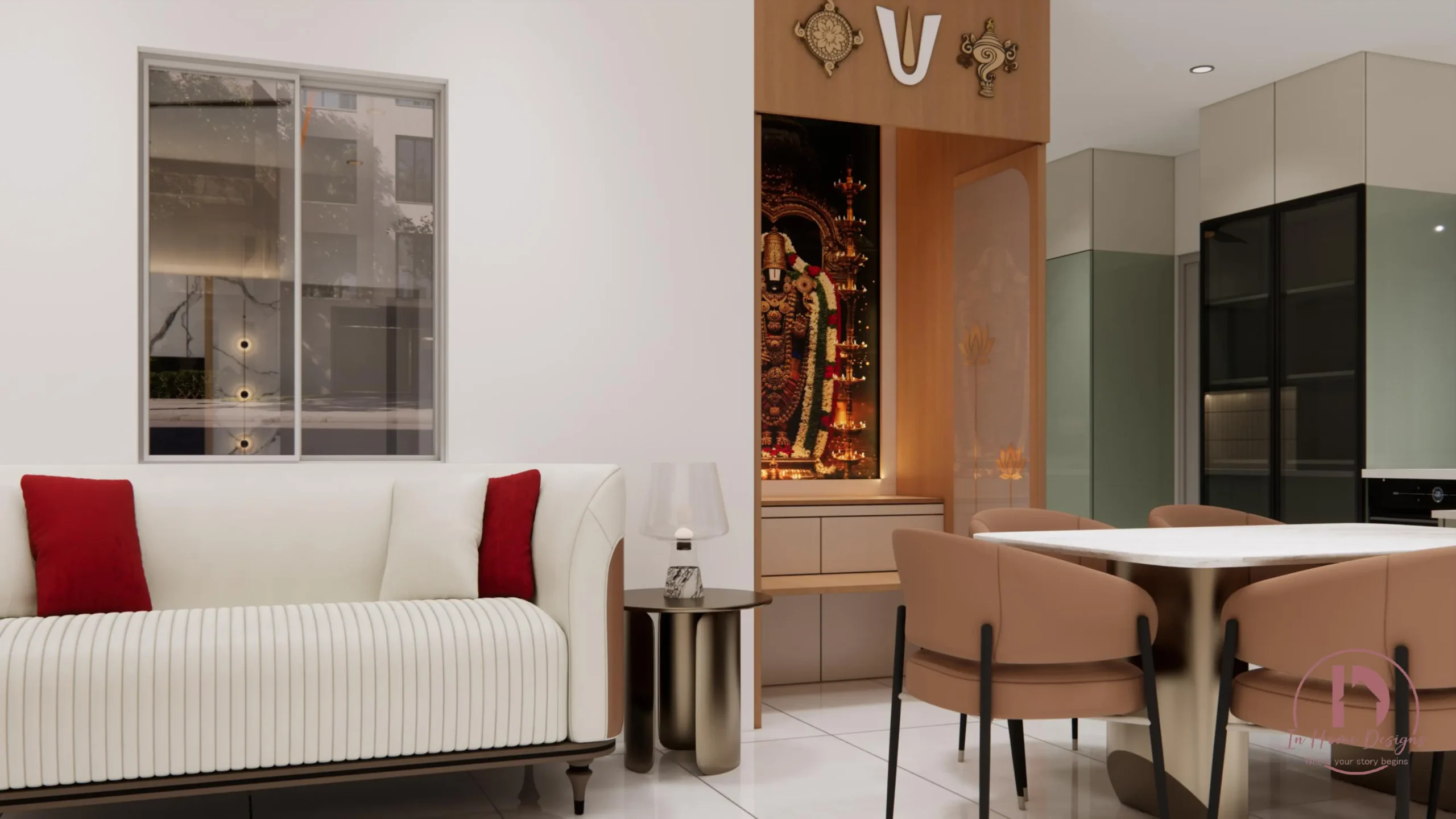 Luxury duplex kitchen Hyderabad