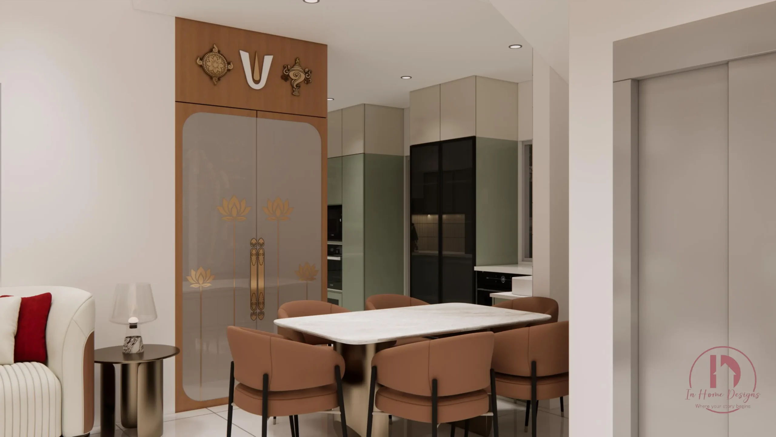 Elegant duplex interior Hyderabad