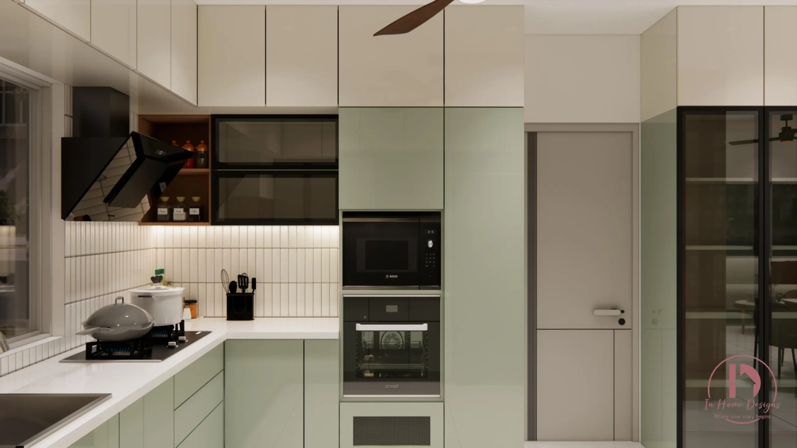 Duplex kitchen interior Hyderabad